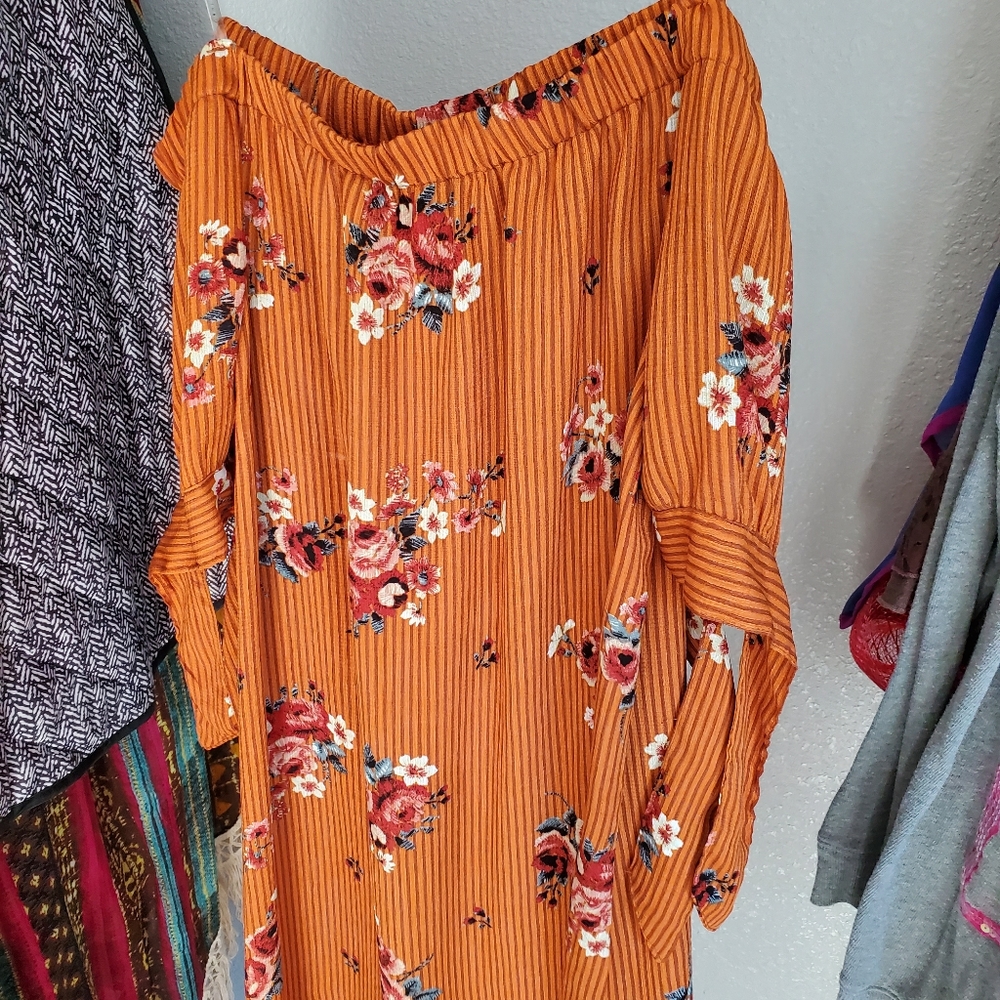 Off the shoulder dress
